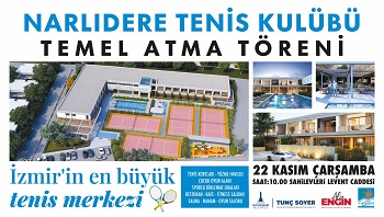 Narlıdere Tenis Kulübü Temel Atma 
