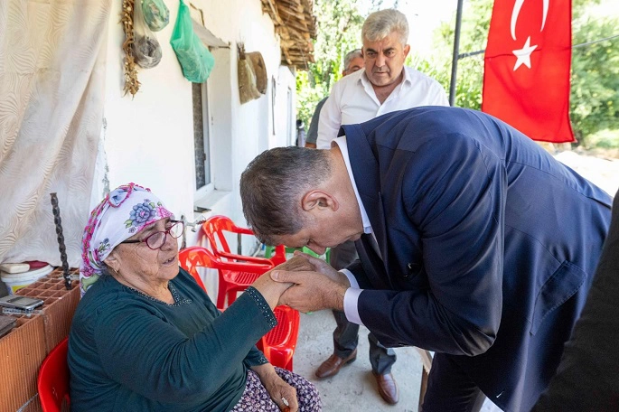 Başkan Tugay’dan Yangın Şehidinin Ailesine Vefa
