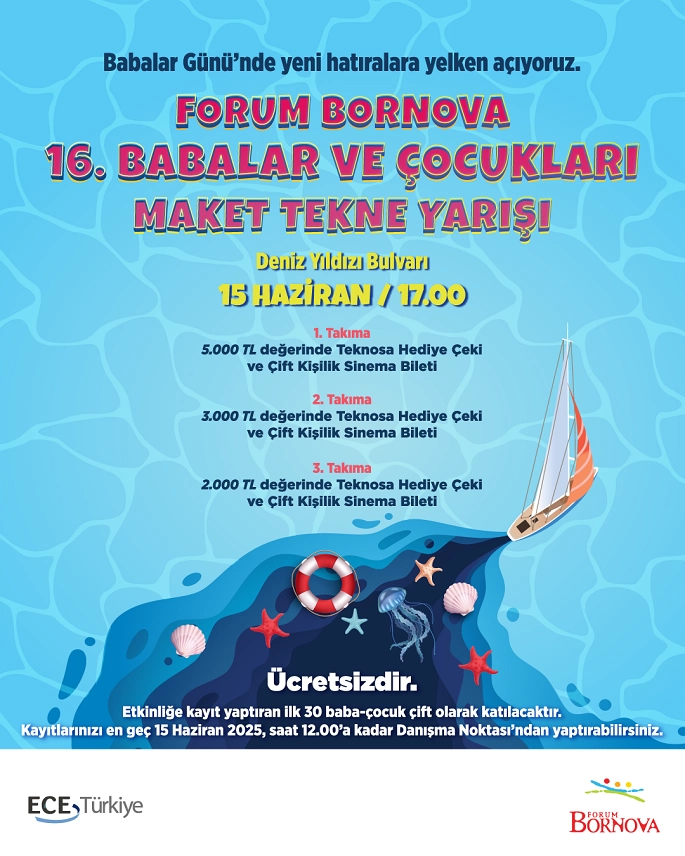 Forum Bornova AVM'de, Babalar Gününde Ödüllü Etkinlik
