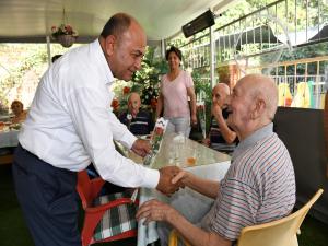 Başkan Arslandan Bayramda Anlamlı  Ziyaret