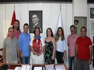 İGC Başkanı Dikmen'den Muğla Gazeteciler Cemiyeti'ne ziyaret