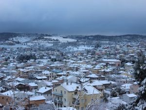 Urla beyaza büründü