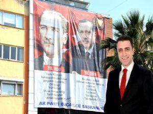 AK Parti Buca Atatürk ve Erdoğan'ı buluşturdu