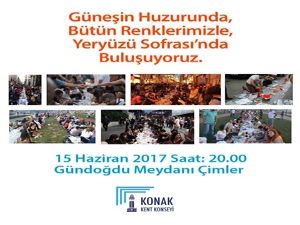 Konak Kent Konseyinden Yeryüzü Sofrasına #HAYIRlı Çağrı