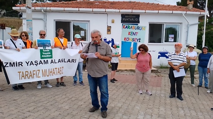 Karaburun Sarpıncık’ta  Şimdilik Doğa Kazandı!  