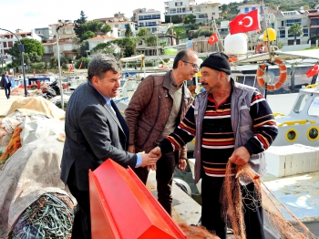 Oran'dan Çeşmeli Balıkçılara Tesis Müjdesi