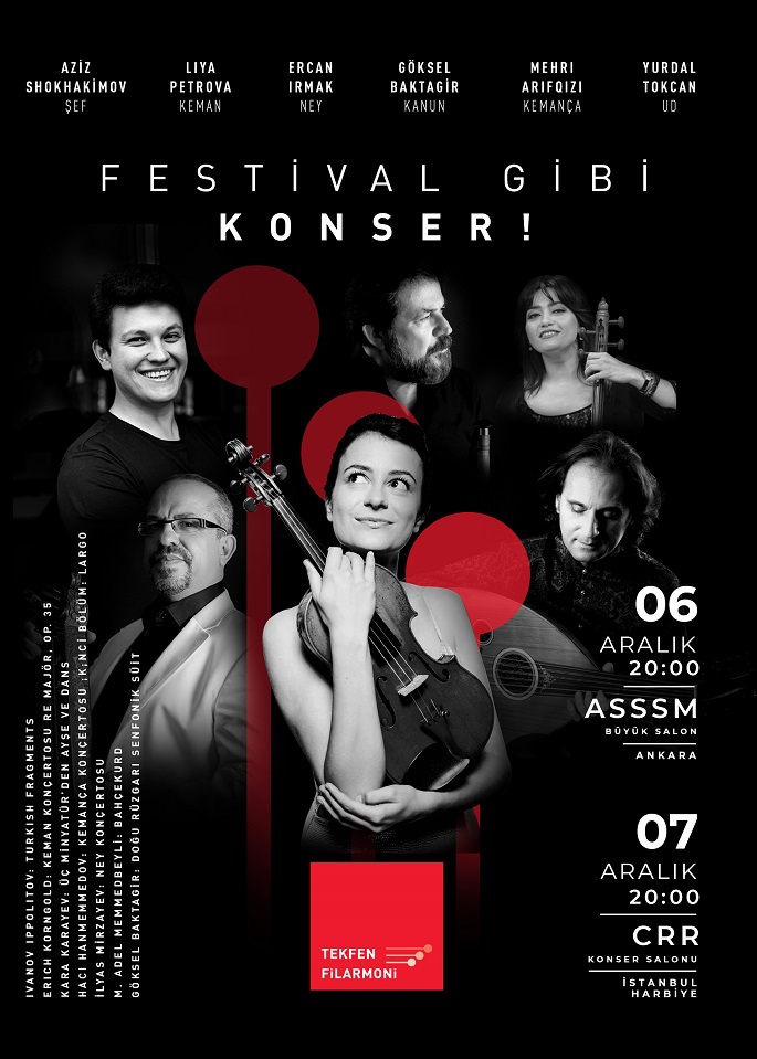 Tekfen Filarmoni'den festival gibi konser!