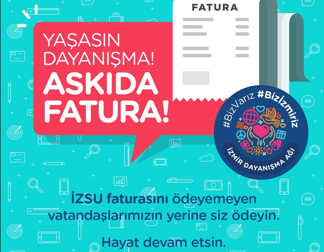 “Askıda fatura” uygulaması İzmir’de