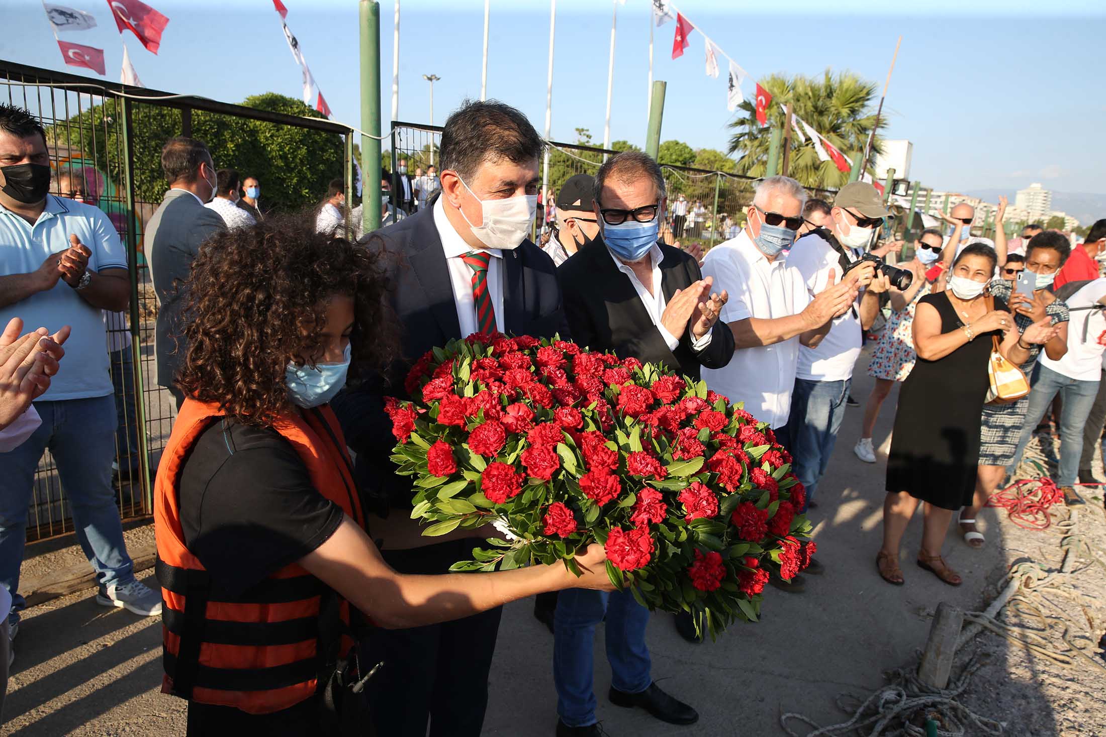 Atatürk’ün Karşıyaka’ya gelişi coşkuyla kutlandı