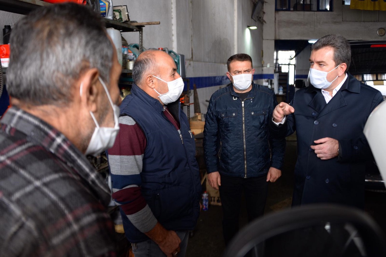 Başkan Koştu, sanayi esnafı ile bir araya geldi