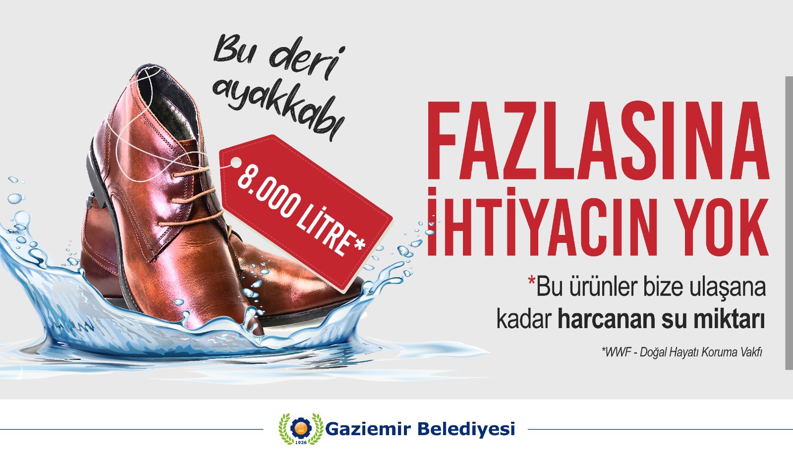 Gaziemir Belediyesinden Dünya Su Günü’ne özel çalışma