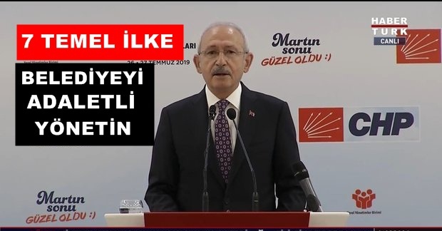 Kılıçdaroğlu'ndan Belediye Başkanlarına uyarı