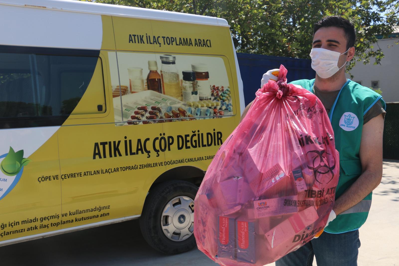 Konak’ta bir yılda 7 buçuk ton atık ilaç toplandı