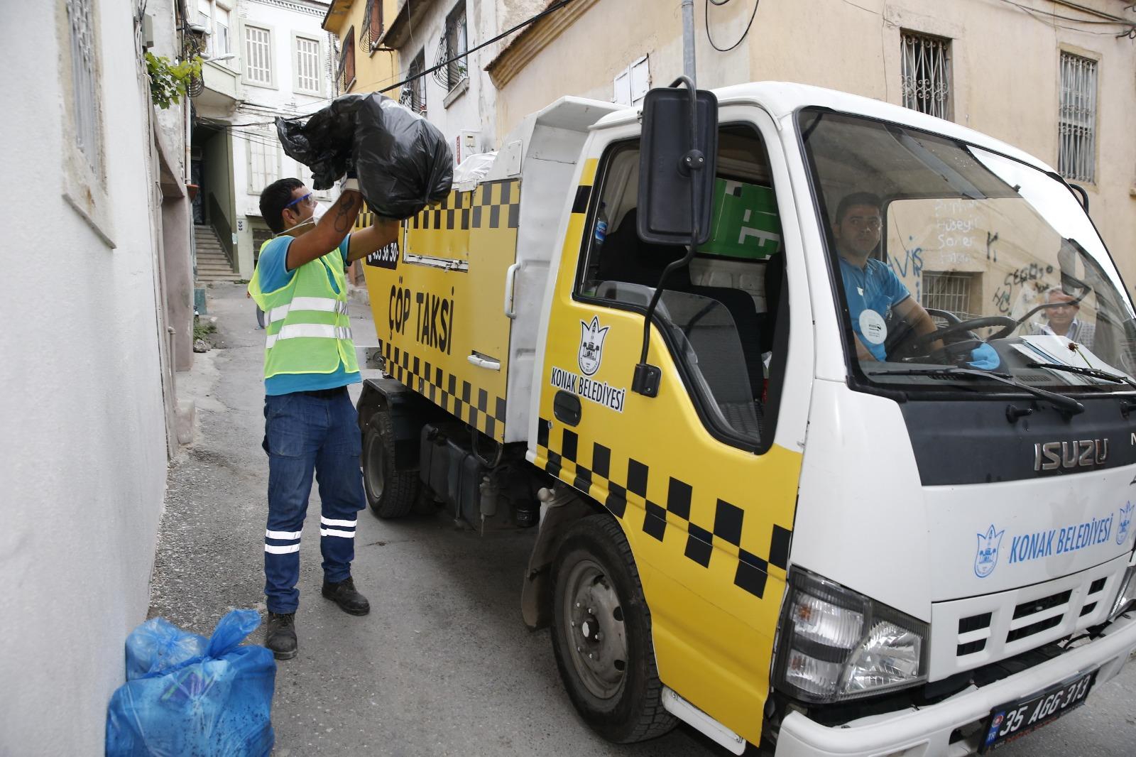 Konak’ta Çöp Taksi dönemi başladı