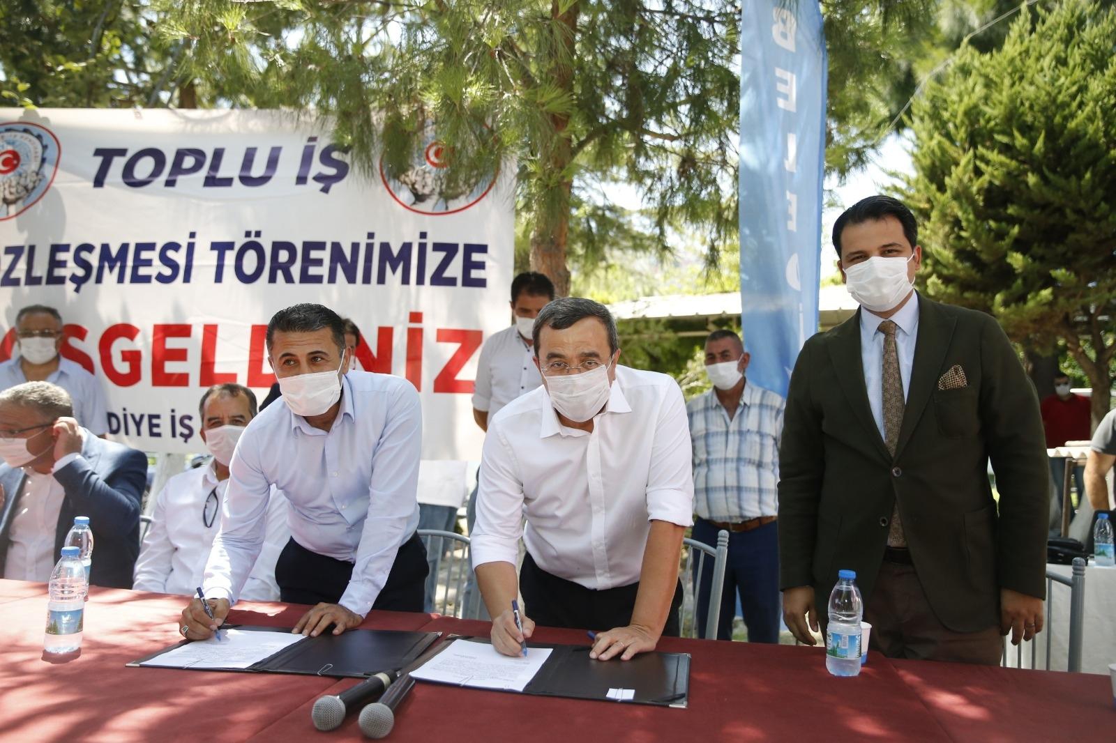 Konak’ta toplu sözleşme sevinci