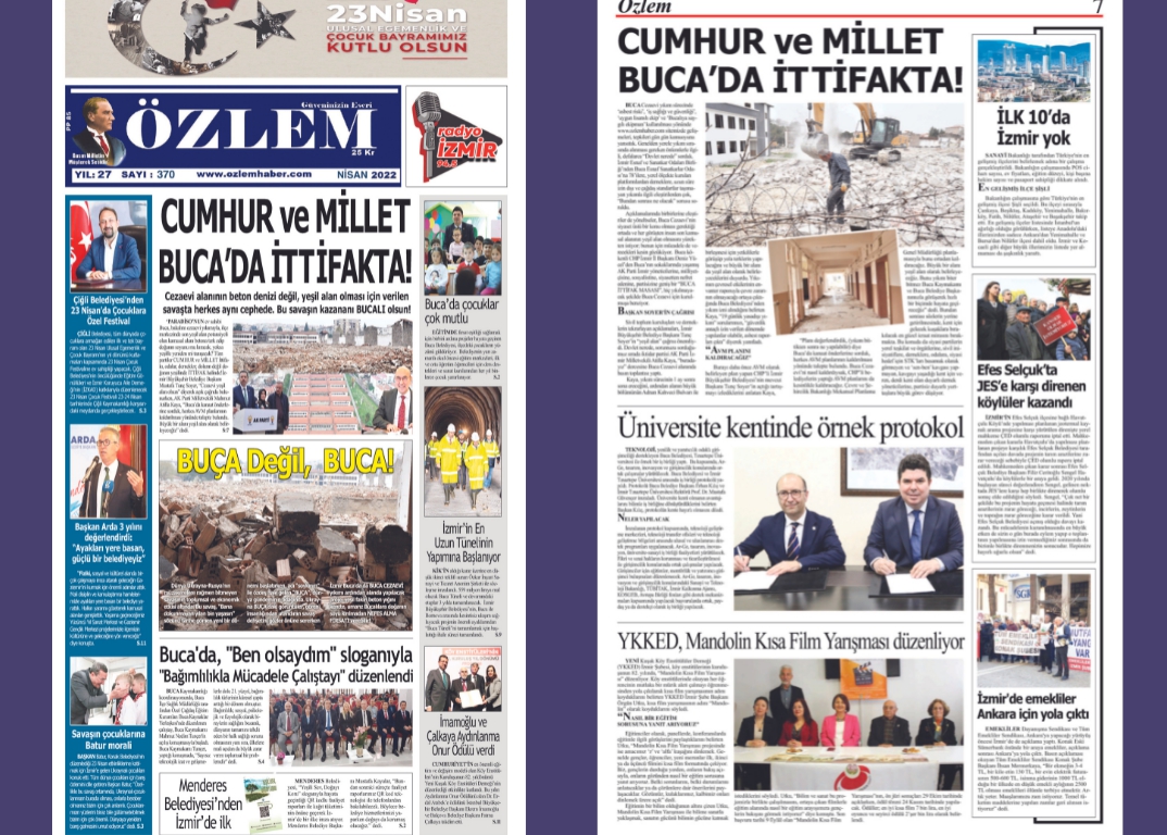 Özlem Gazetesi Nisan 2022 Sayısı Çıktı 