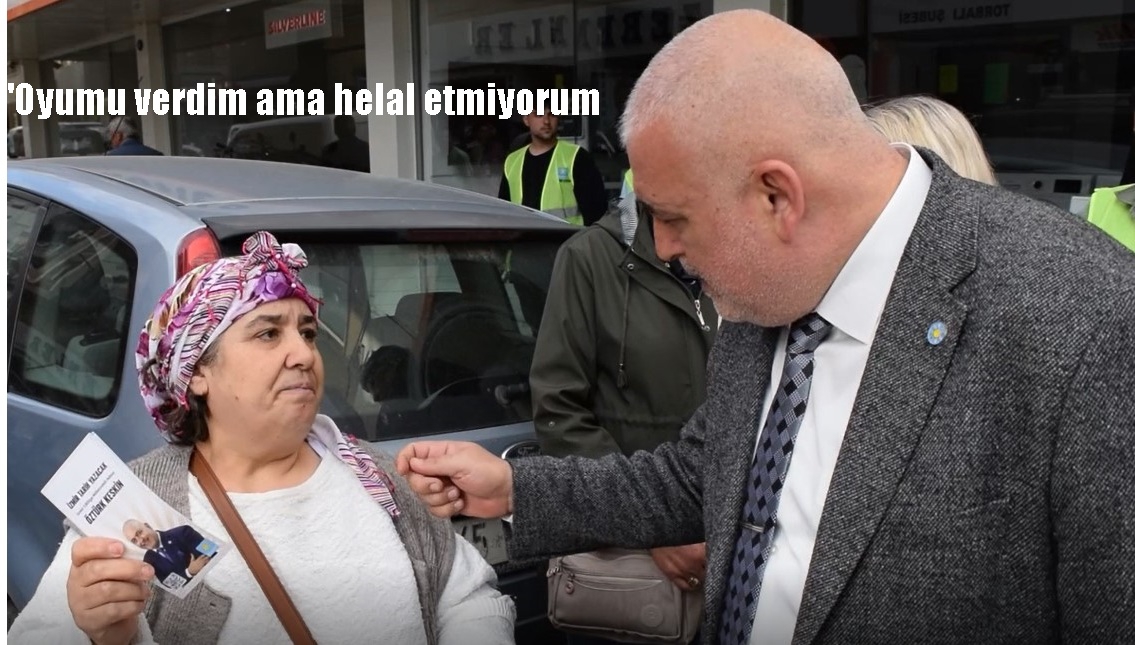 Vatandaş İYİ Partili Keskin'e dert yandı...